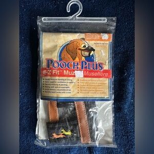 Pooch Plus E-Z Fit Dog Muzzle Sz 1 Fits Jack Russel Pug Dachshund King Charles +